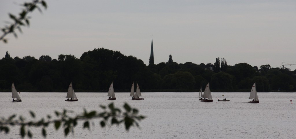 Außenalster Segelboote Hamburg